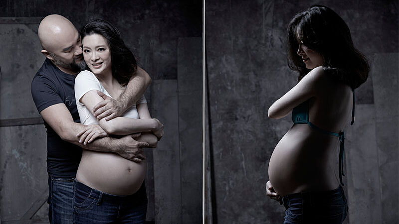 劉真大秀完美性感孕肚！一家三口合體放閃好幸福