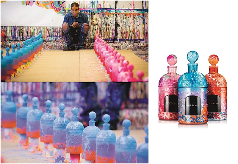 法國嬌蘭x塗鴉大師 JonOne 聯手打造藝術典藏品帝王蜂印瓶塗鴉版！