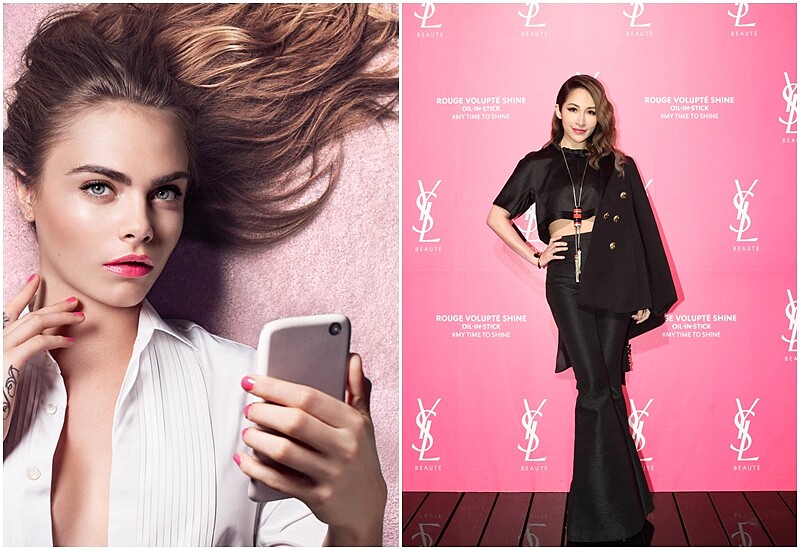 天后們最愛！蕭亞軒、Cara Delevingne齊掀桃唇風暴
