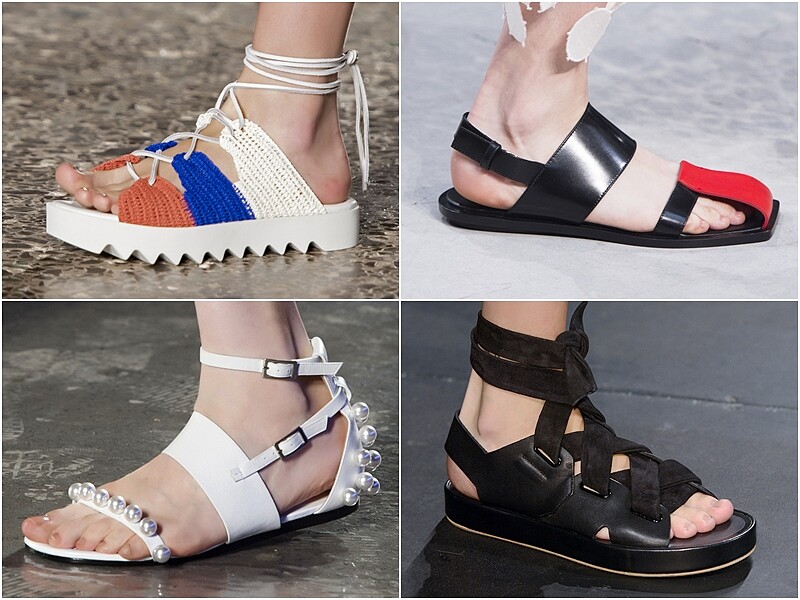 MC Runway HighLights 配件趨勢看這裡 :平底涼鞋正當紅