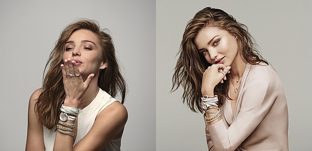 甜心超模米蘭達‧凱爾戴上親愛的共度情人節