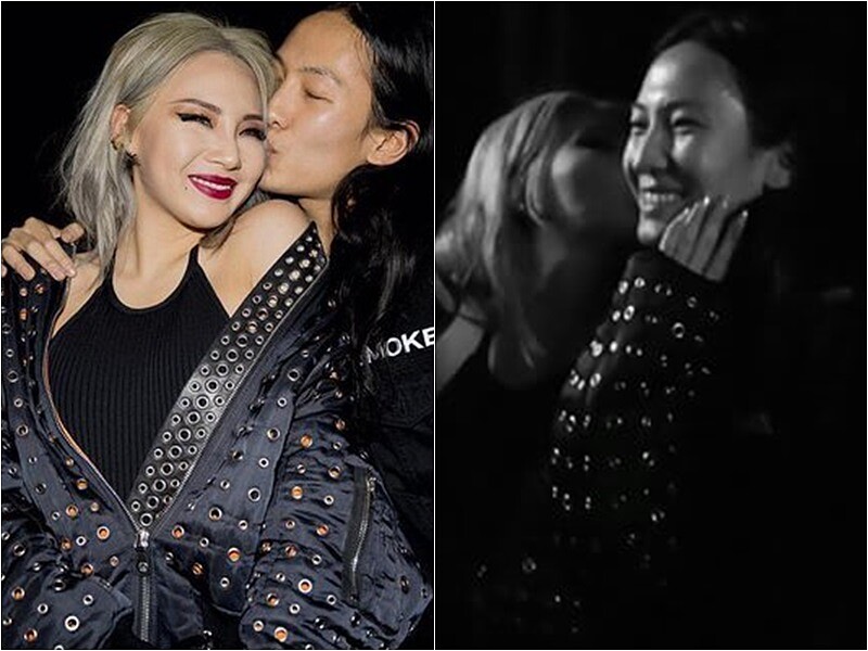 令人羨慕的好交情！王大仁Alexander Wang秀後，CL甜送香吻