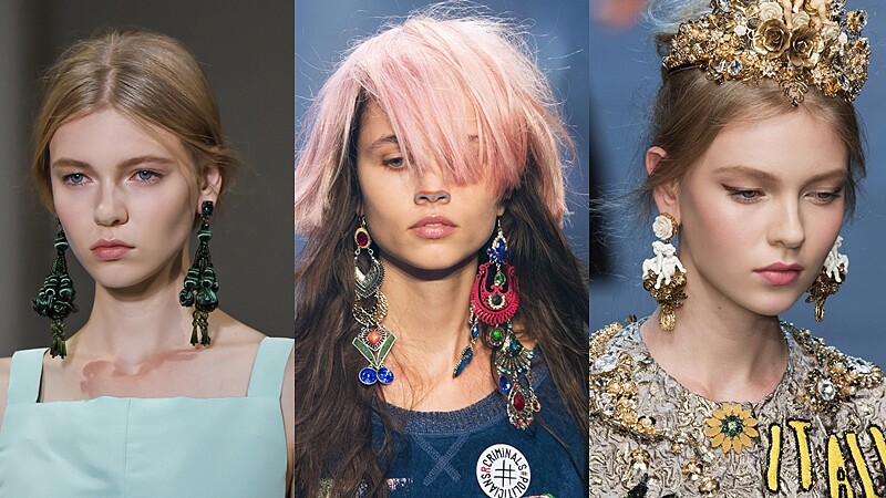 Runway HighLights 春夏配件趨勢看這裡：就愛浮誇搶眼大耳環