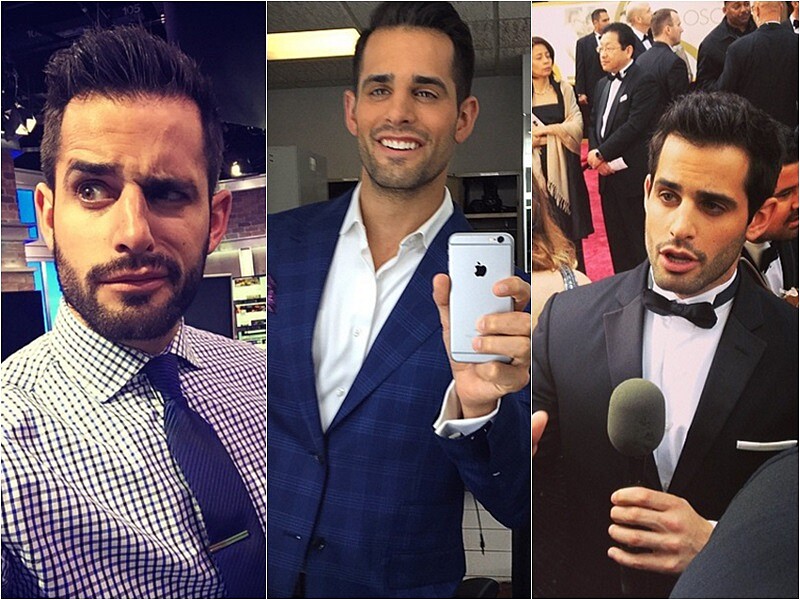 連女明星都犯花痴了!超帥型男記者就是他