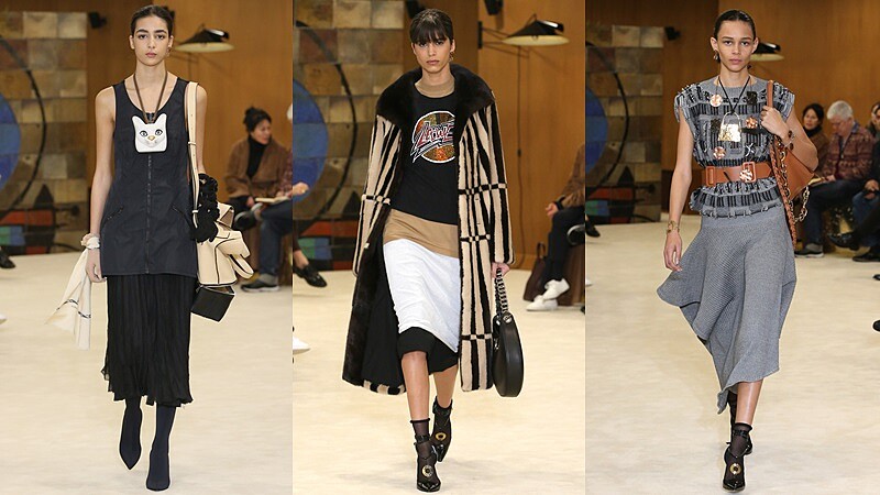 【巴黎時裝週】LOEWE秋冬沉穩中偷偷賣萌！大頭貓頸鍊成吸睛焦點