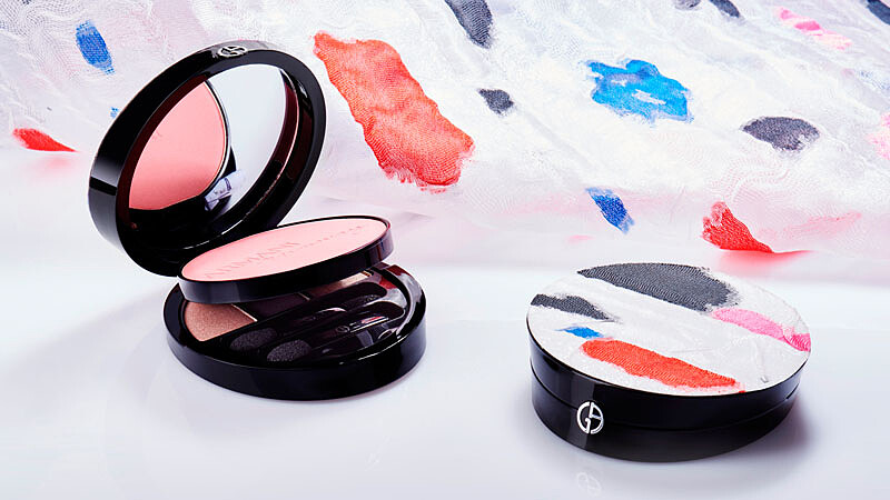 ARMANI 2016春夏時裝秀聯名彩妝系列 潑墨色塊暈染春夏印象
