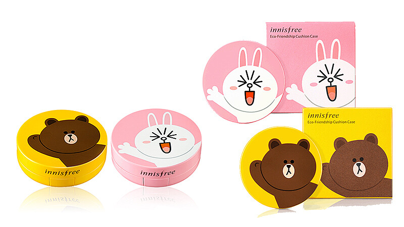 你今天LINE了沒？熊大、兔兔氣墊粉餅怎麼能不收藏