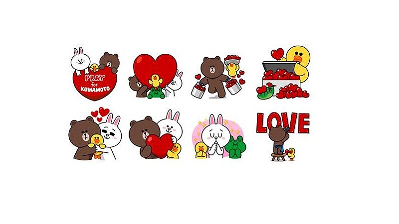 一起響應，LINE推出支援熊本慈善貼圖 成為熊本地震受災救助基金