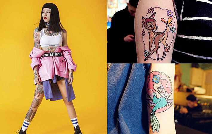 童話刺青正夯！香港女刺青師Lily Cash