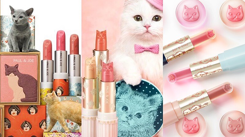 你要的貓型都有～PAUL&amp;JOE三代貓咪控立體唇膏盤點