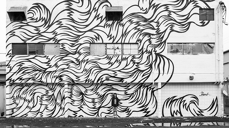 b. Yourself!台灣塗鴉創作家與agnes b.聯名“DRINK HARD”系列