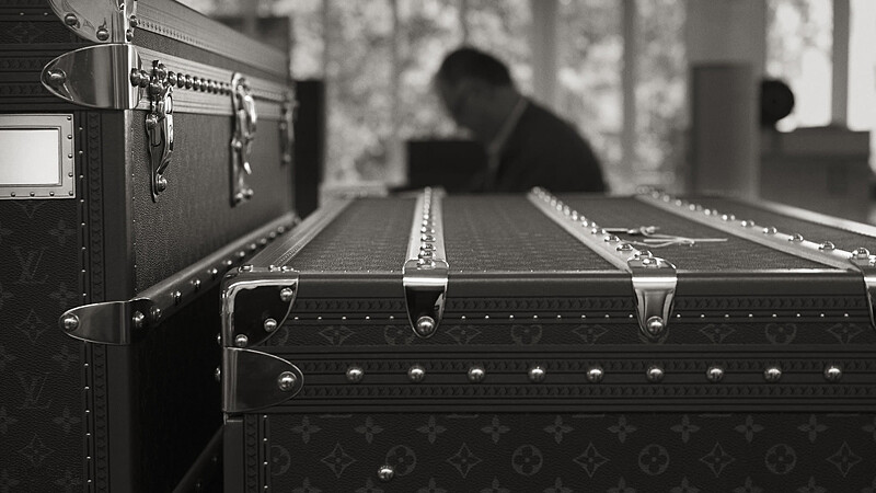 以路易威登的經典硬箱，致那個美好年代