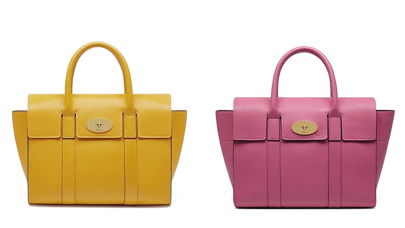 糖果粉 x 金絲雀黃！Mulberry 重新演繹Bayswater經典包款