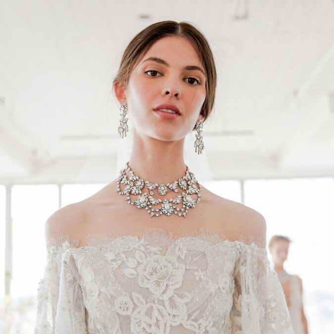 用珠寶點亮婚紗造型