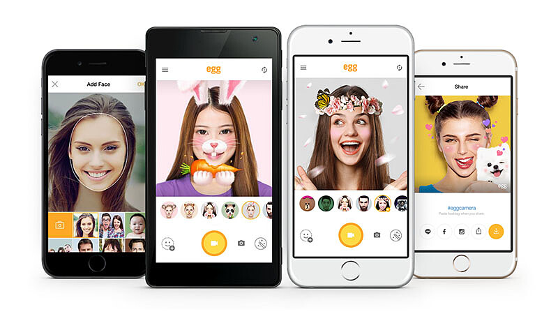 玩到停不下來，LINE變臉app「egg」，一秒變身趣味角色