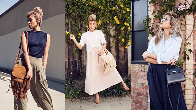 超人氣日模Rola的夏日造型揭密!UNIQLO寬褲、長裙穿搭術