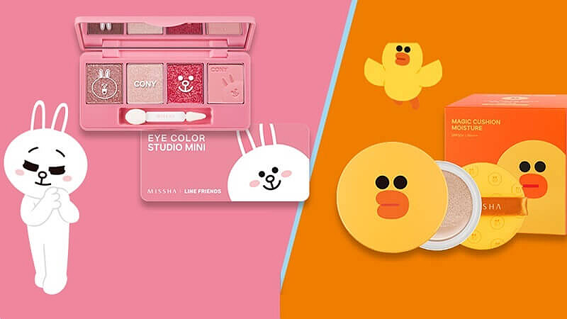 韓妝天后MISSHA x 超萌LINE FRIENDS彩妝系列 屈臣氏集點風暴快跟上！