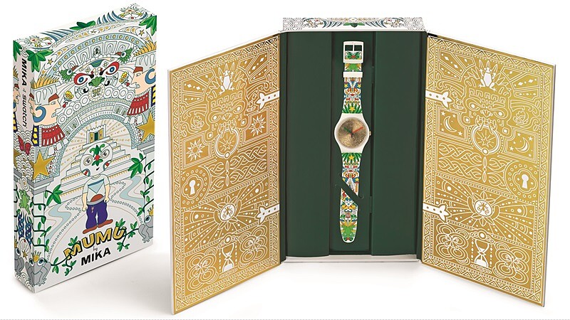 SWATCH再度與MIKA攜手打造繽紛滿點的奇幻腕錶