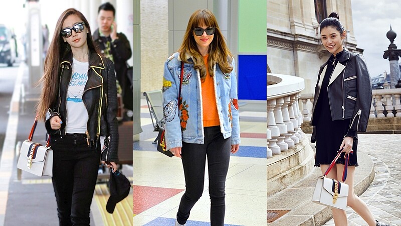 Angelababy也著迷！Gucci早秋Sylvie手袋繫上夢幻蝴蝶結