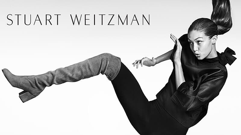 Gigi Hadid完美演繹STUART WEITZMAN廣告大片!