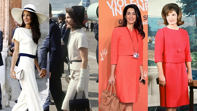 賈桂琳甘迺迪v.s Amal Clooney！40年後照樣經典的10個優雅造型