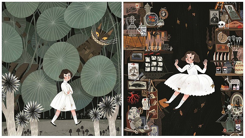 跟插畫家一起掉進絕美的愛麗絲夢遊仙境