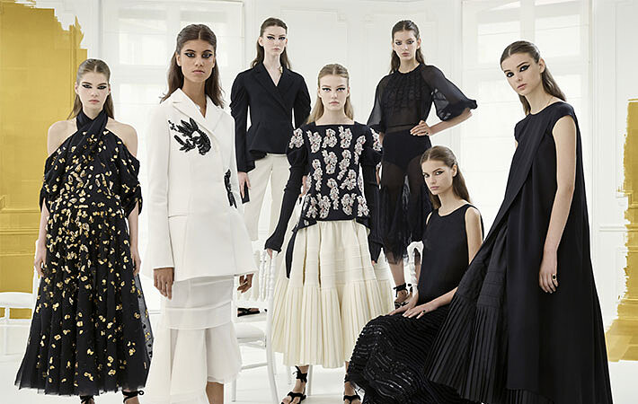 非黑即白！Dior秋冬高訂只用黑白兩色向經典致敬