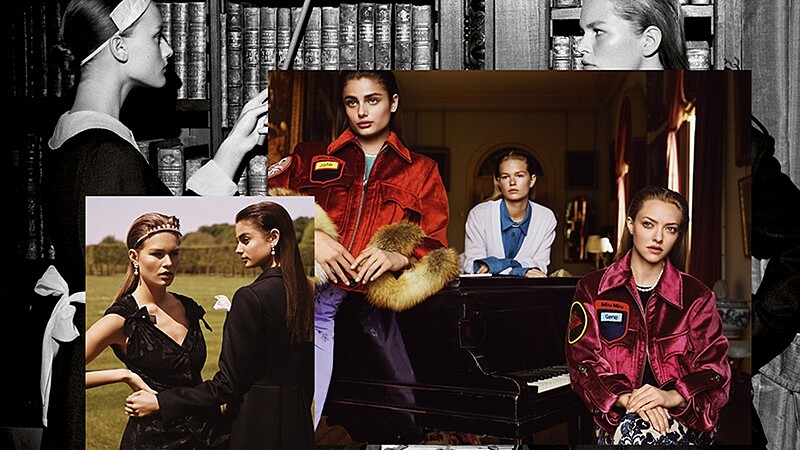 穿上珍珠拖鞋、刷絨運動外套！MIU MIU形象片帶你看亞曼達塞弗瑞的日常