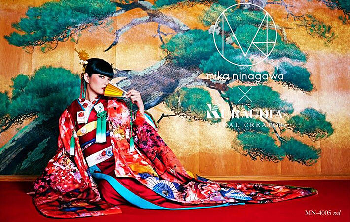 新娘化身華麗花魁！蜷川實花推出第一個和服婚紗系列