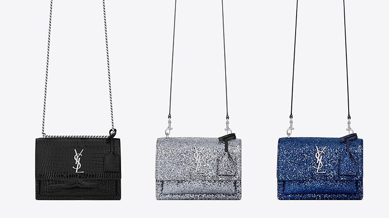 學院風包款變華麗了！Saint Laurent最新Sunset包閃閃動人