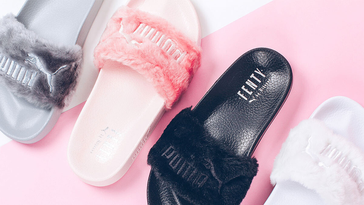 全新版本多了灰色！蕾哈娜操刀PUMA x FENTY絨毛拖鞋夢幻開賣