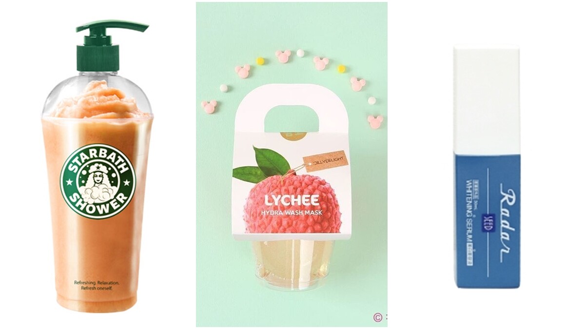 玫瑰洗臉慕斯？星冰樂沐浴乳？近期熱門日韓保養小物好幽默