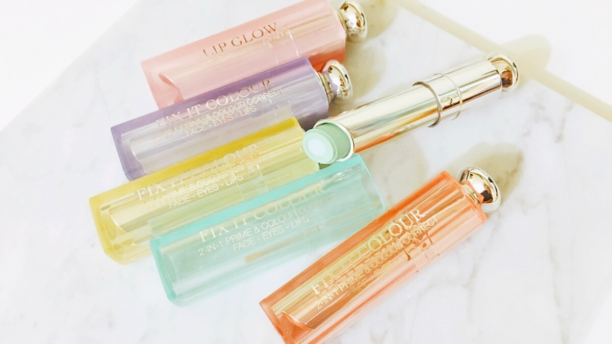 別誤會，這些不是護唇膏！Dior瞬效美肌飾底膏，遮瑕、修容、黑眼圈通通搞定