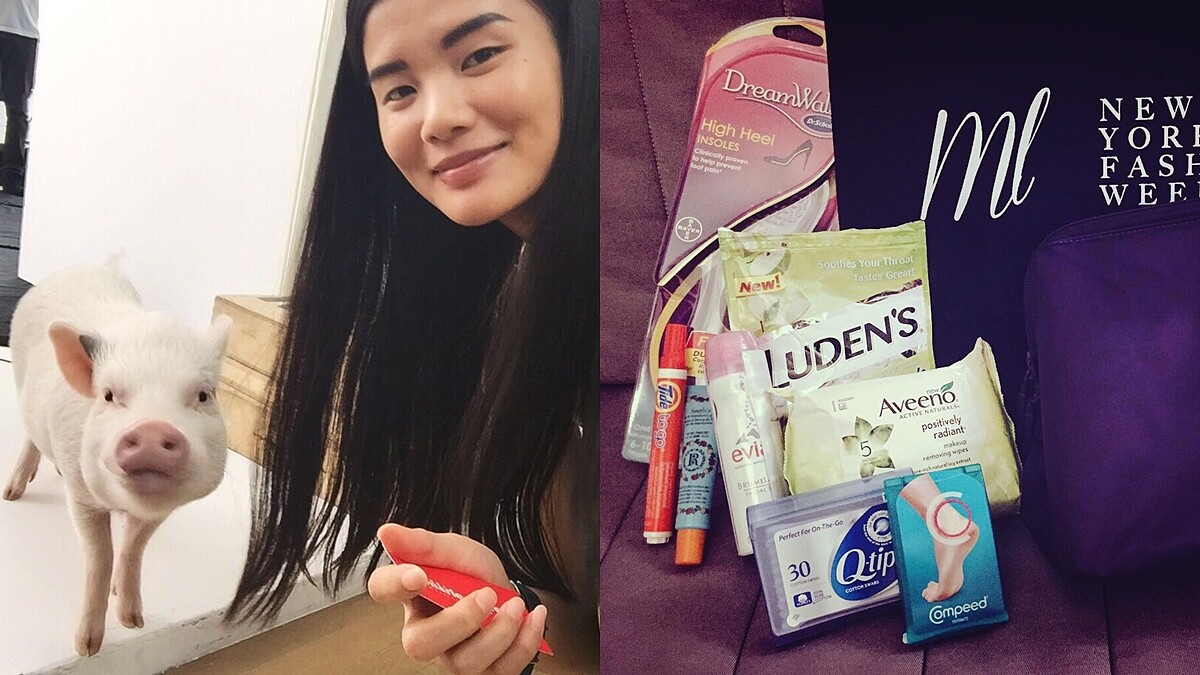 【紐約時裝週】時裝週就是一場戰役！蔡宜樺的「模特兒生存包」大公開