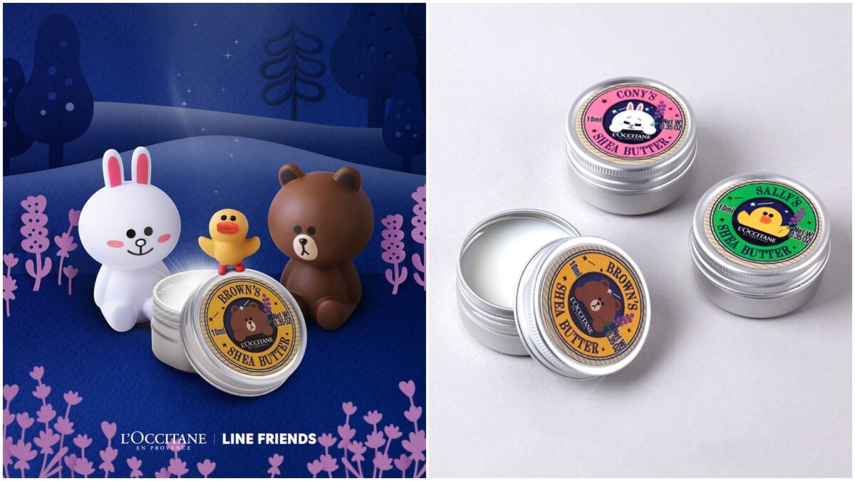 跟著熊大在流星下許願！日本歐舒丹L&amp;#039;OCCITANE 40週年再推Line Friends聯名乳油木果油