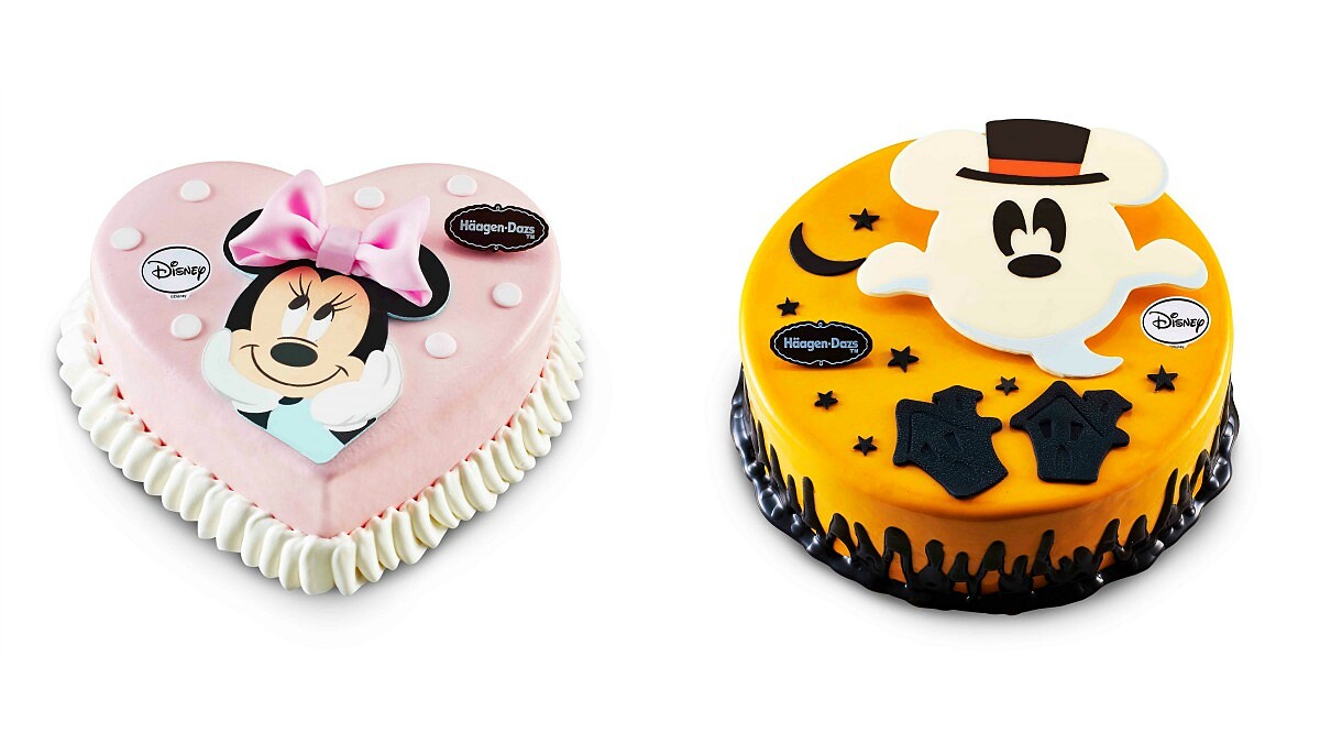 萌到捨不得吃！Häagen-Dazs推出米奇、米妮萬聖節限量造型蛋糕
