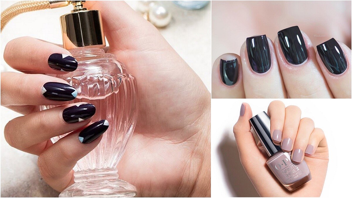 不用光療機也能有光療甲彩！優雅灰褐、玫瑰紫粉、氣質墨綠秋冬6新色打造微性感女人味