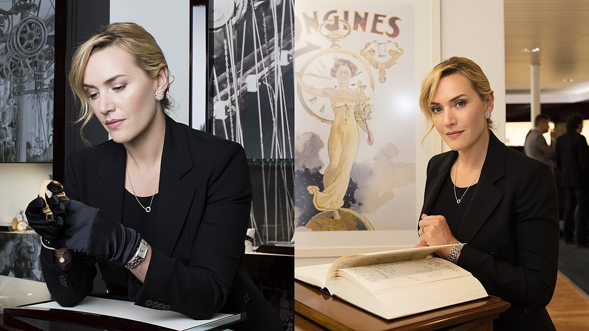 讓愛延續！凱特溫斯蕾參訪浪琴表瑞士總部，合作推出復刻腕錶做慈善