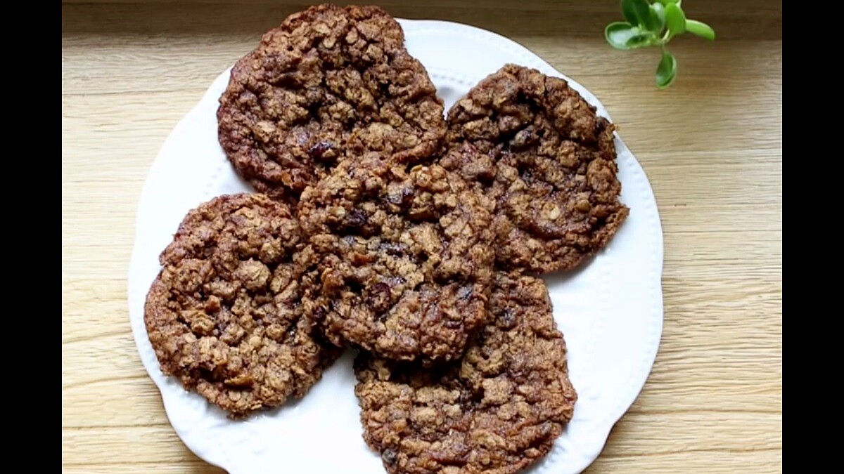 【姊弟煮廚週末上菜】 蔓越莓燕麥餅