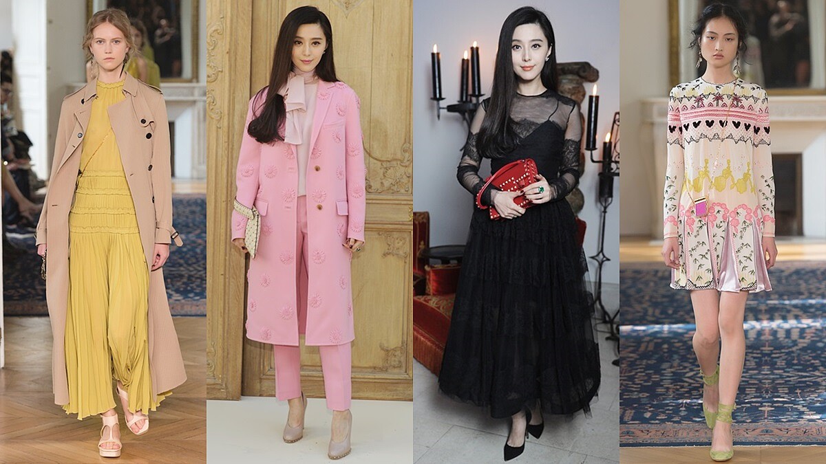 【巴黎時裝週】Valentino的浪漫新時代！范冰冰粉紅造型現身看秀