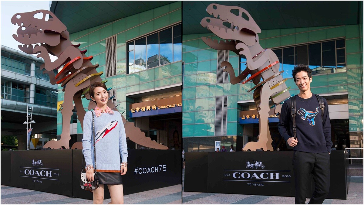 林依晨、劉以豪搶先打卡照!Coach Rexy 第二站台南新天地登場