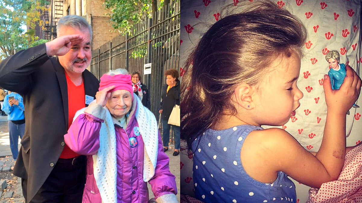 放下緊繃的心情吧！回顧2016美國總統大選「最暖心」照片十張