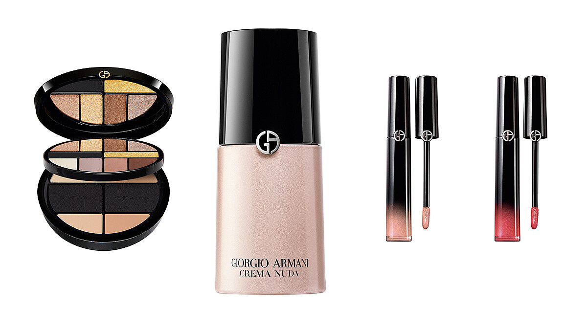 就是這款香檳光一抹膚色瞬提亮！Giorgio Armani耶誕彩妝流金夜宴系列實在美艷