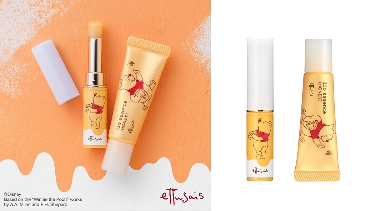 最受歡迎的小熊維尼登場！冬季限定的艾杜紗ettusais最新聯名護唇精華，甜甜蜂蜜味太誘人