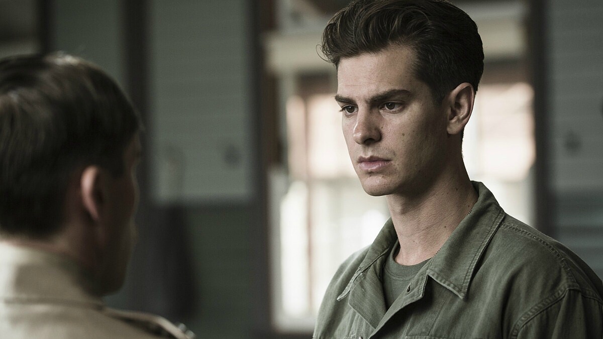 「蜘蛛人」安德魯加菲爾德演技大突破！《鋼鐵英雄》一部關於愛的戰爭電影