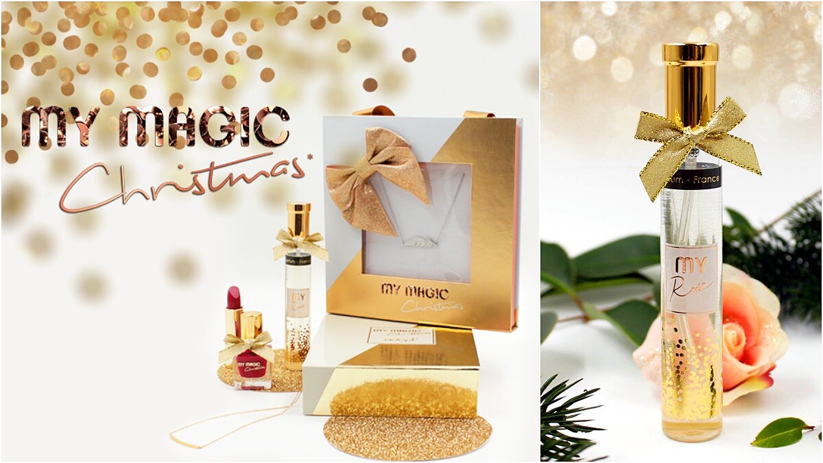 全台限量30組好難搶！試管香水adopt'推出亮粉金瓶聖誕禮盒