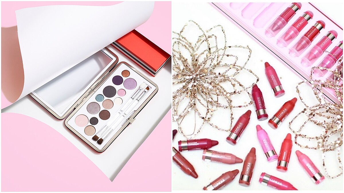 像調色盤的眼影、像蠟筆的唇膏組，Clinique倩碧2016耶誕彩妝像是一堂俏皮美術課