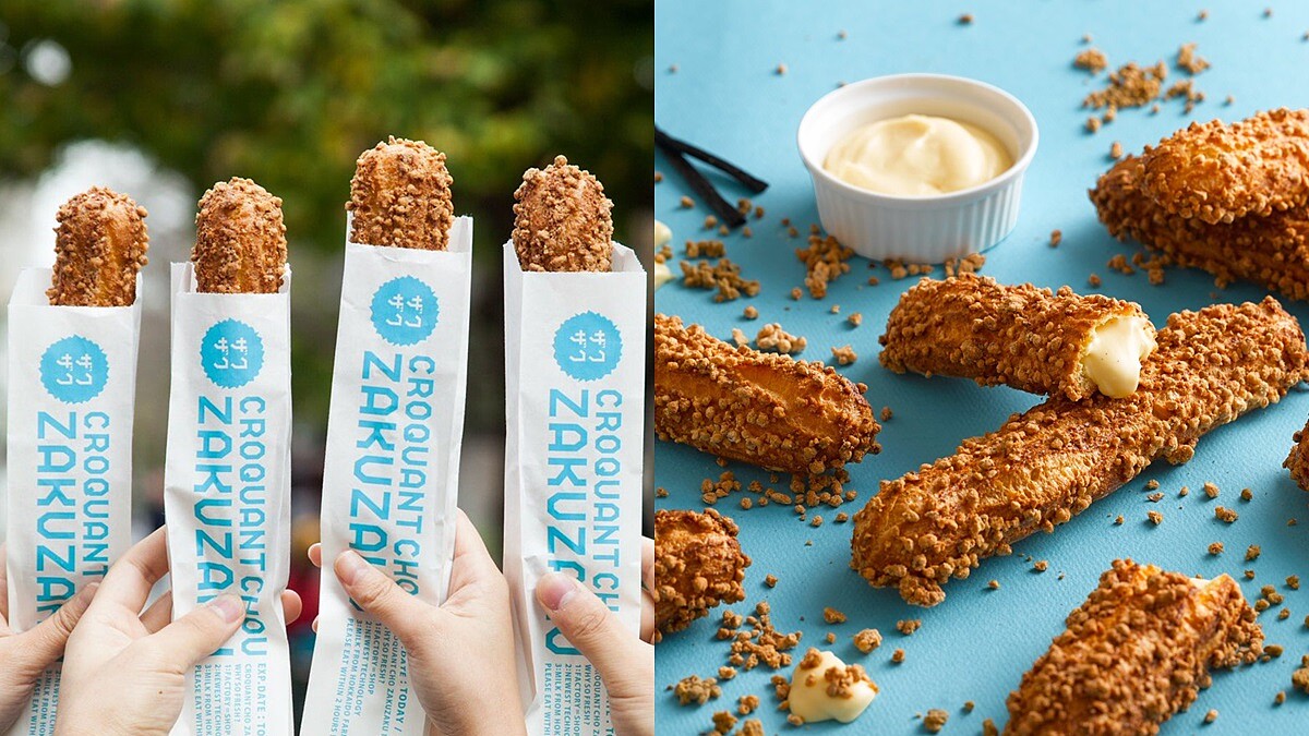 人手一支超時髦！北海道ZAKUZAKU棒棒泡芙來台開首店