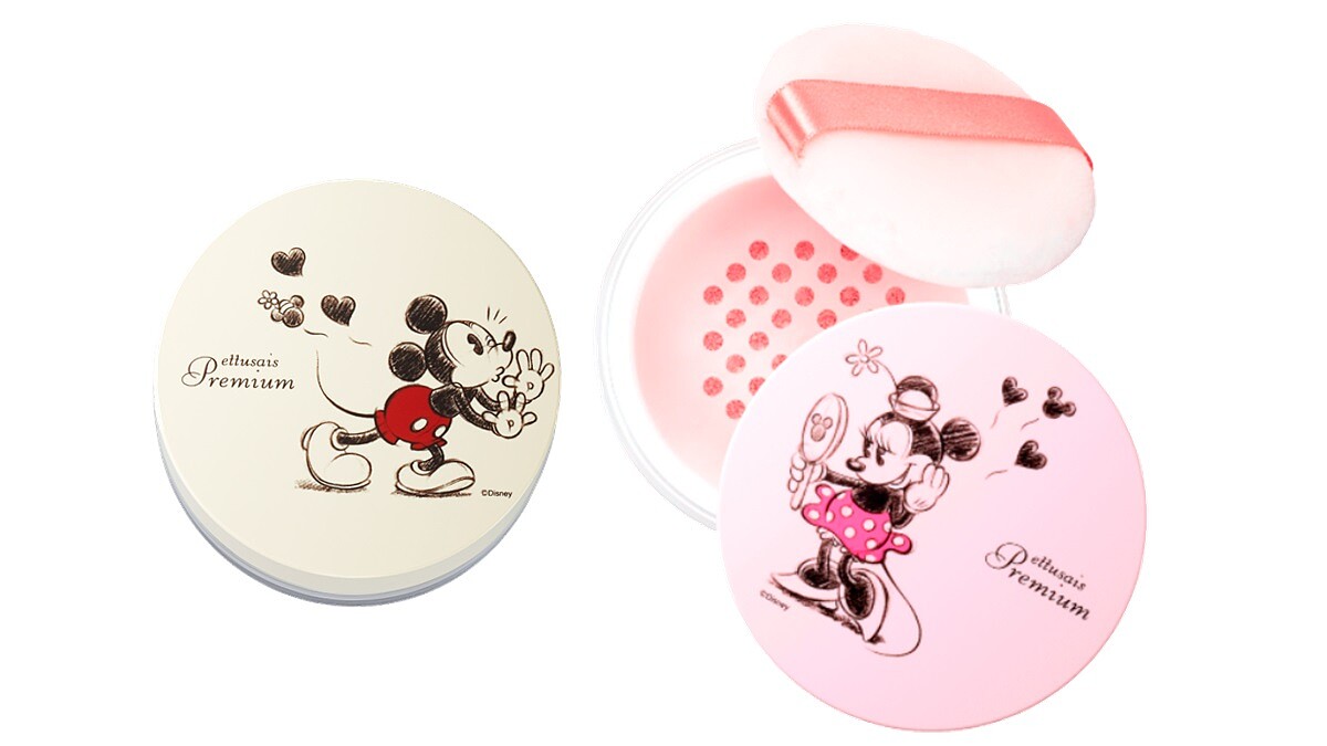 簡直太犯規！米奇、米妮登上艾杜紗ettusais光顏亮采cc蜜粉包裝，可愛度破表