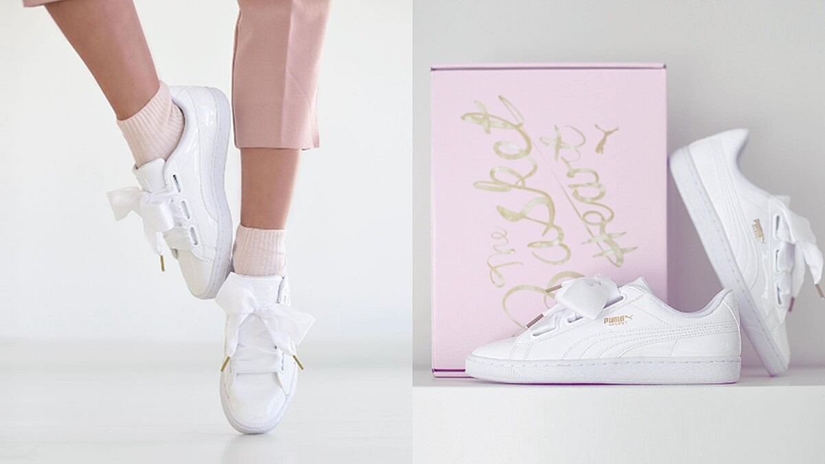 下一雙該追的夢幻球鞋！PUMA繫上蝴蝶結鞋帶，讓少女心都融化了